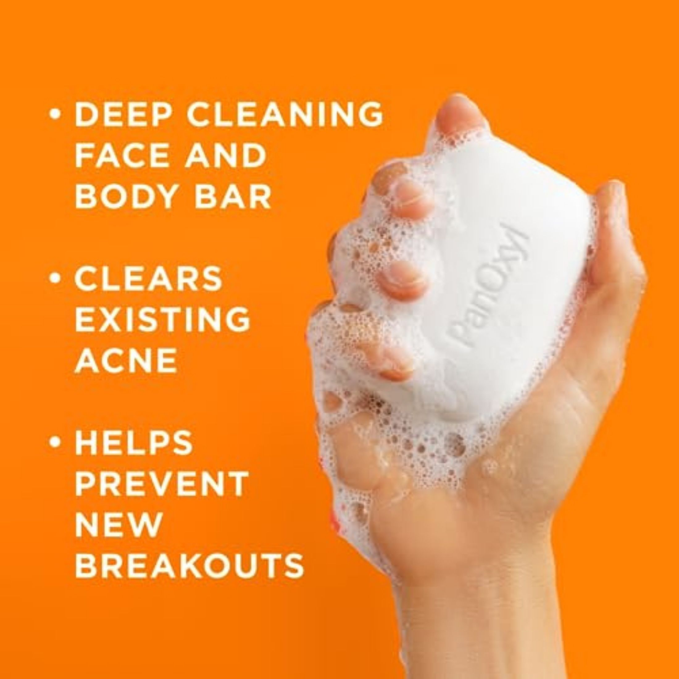 PanOxyl Acne Treatment Bar Max Strength 10% Benzoyl Peroxide 4 Oz