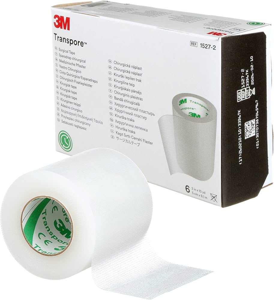 3M Transpore Transparent Medical Tape 2 X 10 Yd