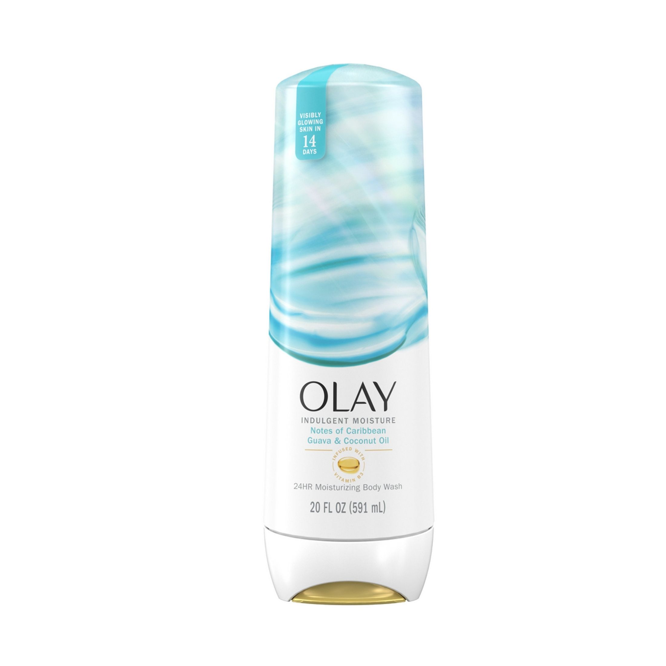 Olay Indulgent Moisture Body Wash - Notes Of Guava, Coconut, 20 Fl Oz