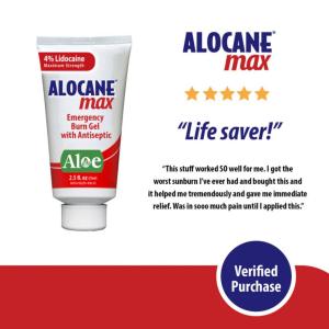 Alocane Maximum Strength Emergency Burn Gel - 2.5oz