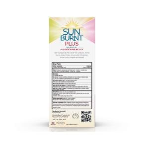 SunBurnt Plus Pain Relief Gel With Lidocaine HCL 4% 4 Oz