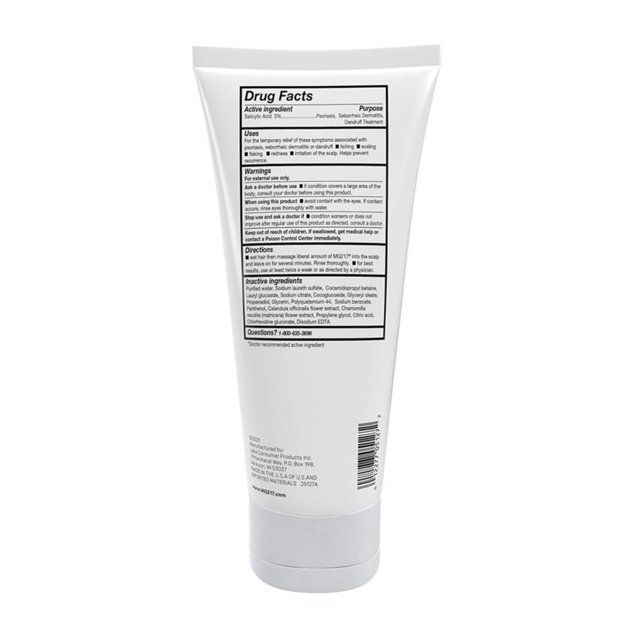 Mg217 Psoriasis Shampoo And Conditioner With Salicylic Acid, Therapeutic Scalp Treatment, 8fl Oz