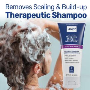 Mg217 Psoriasis Shampoo And Conditioner With Salicylic Acid, Therapeutic Scalp Treatment, 8fl Oz