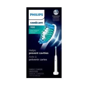 Philips Sonicare - 1100 Power Toothbrush, Rechargeable Electric Toothbrush - White Grey SKU 6485361