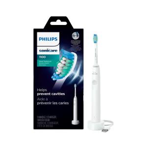 Philips Sonicare - 1100 Power Toothbrush, Rechargeable Electric Toothbrush - White Grey SKU 6485361