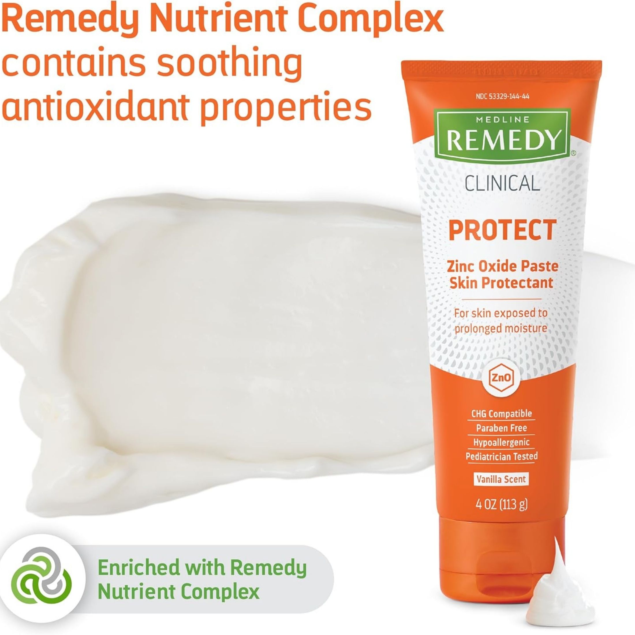 Medline Remedy Phytoplex Z-Guard Skin Protectant Paste - 4 Oz
