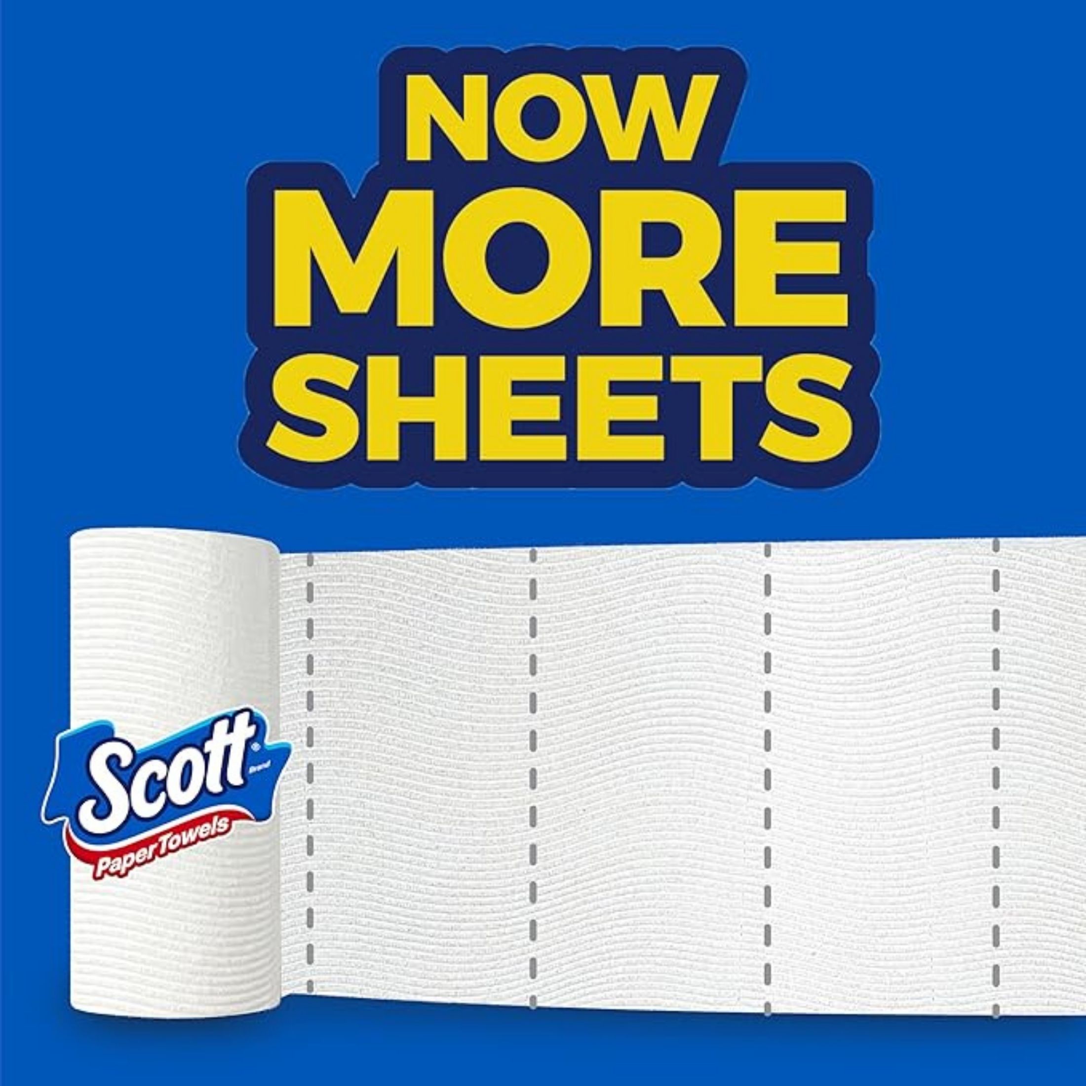 Scott Paper Towels, Double Rolls, One Ply