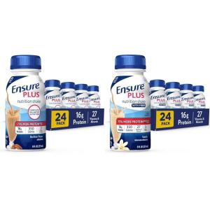 Ensure Plus With Fiber Nutrition Shake Vanilla Ready-to-Drink 8 Fl Oz Bottles