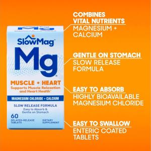 SlowMag Muscle + Heart, Delayed Release Tablets