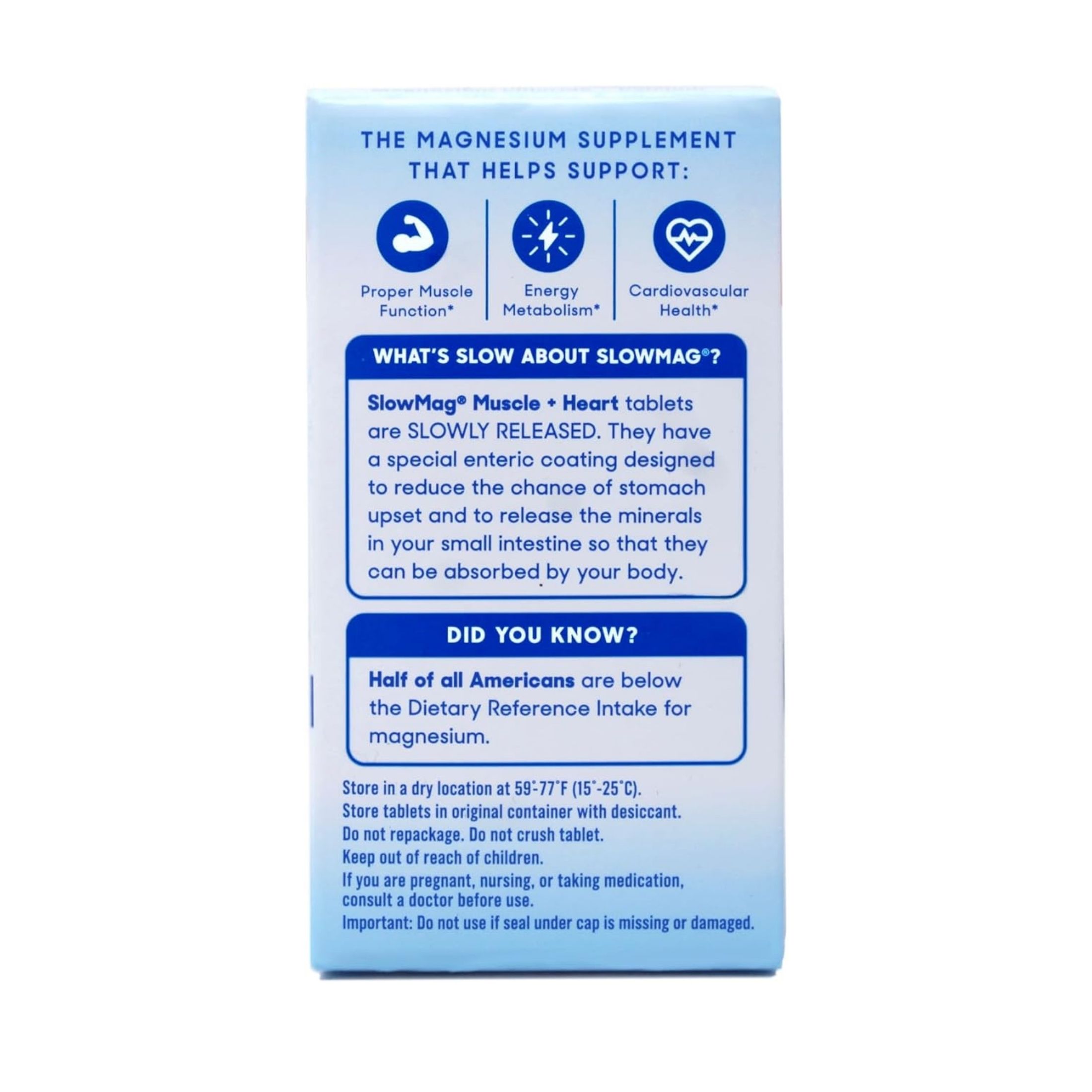 SlowMag Muscle + Heart, Delayed Release Tablets