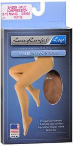 Scott Specialties Loving Comfort Legs Sheer Mild Compression 8-15 MMGH Medium Beige - 1 Ea