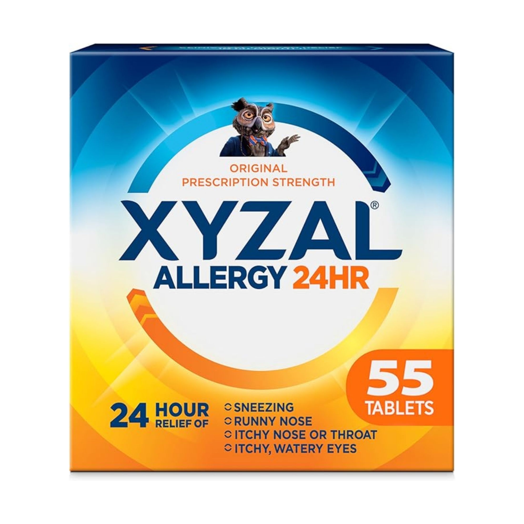 Xyzal Allergy Relief, 24 Hr, Original Prescription Strength, 5 Mg, Tablets