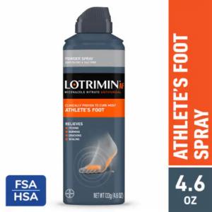 Lotrimin Deodorant Powder Spray, Miconazole Nitrate Antifungal, Athlete's Foot, 4.6 Oz