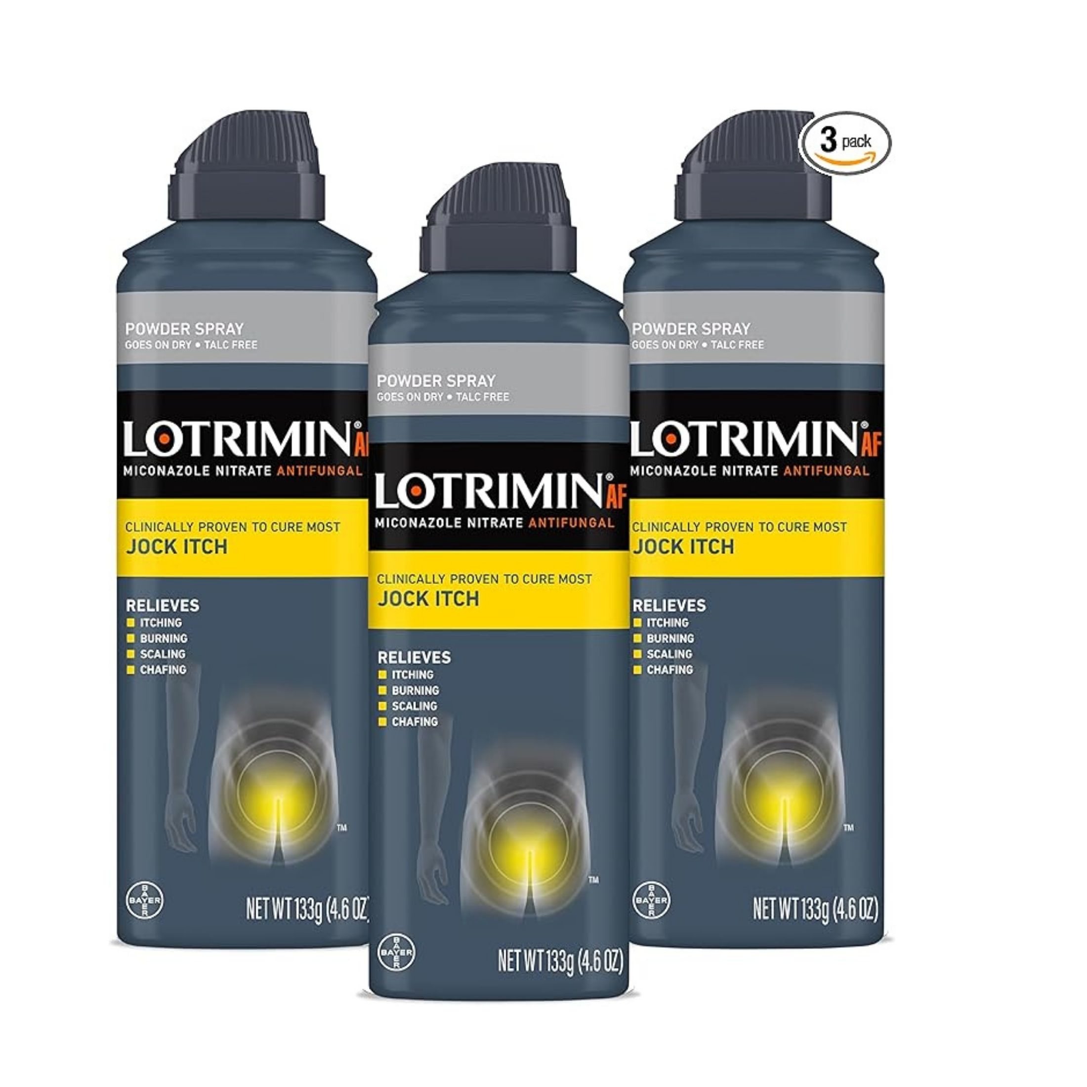 Lotrimin Powder Spray, Miconazole Nitrate Antifungal, Jock Itch