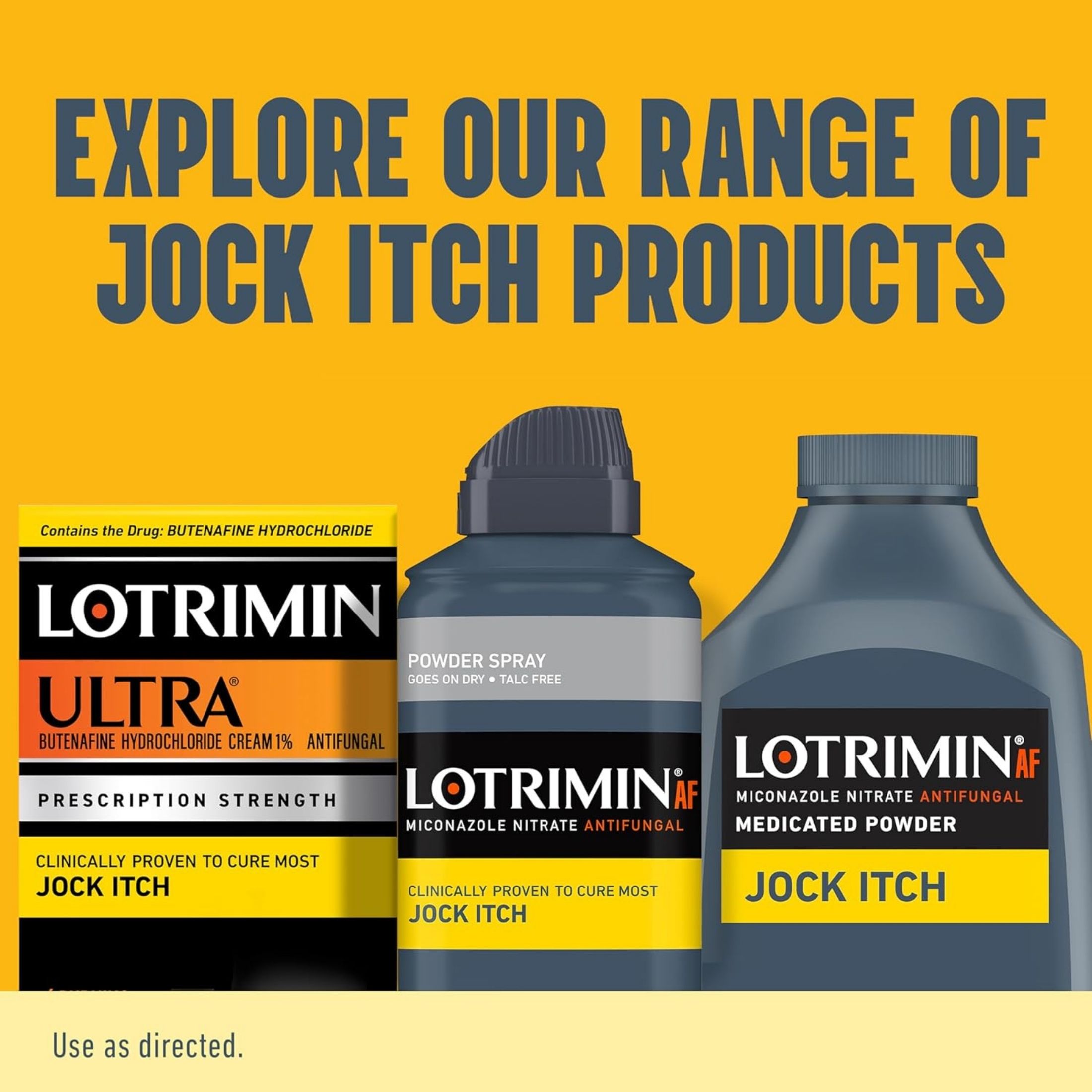 Lotrimin Powder Spray, Miconazole Nitrate Antifungal, Jock Itch