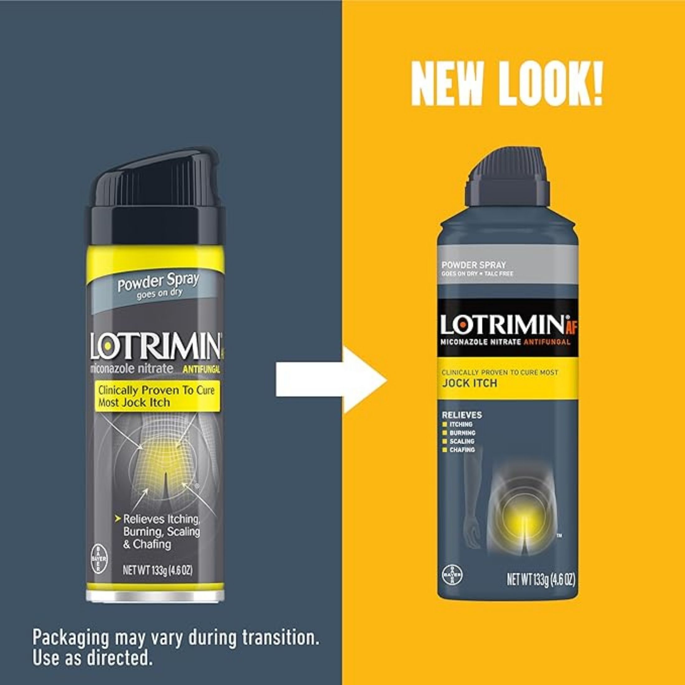 Lotrimin Powder Spray, Miconazole Nitrate Antifungal, Jock Itch