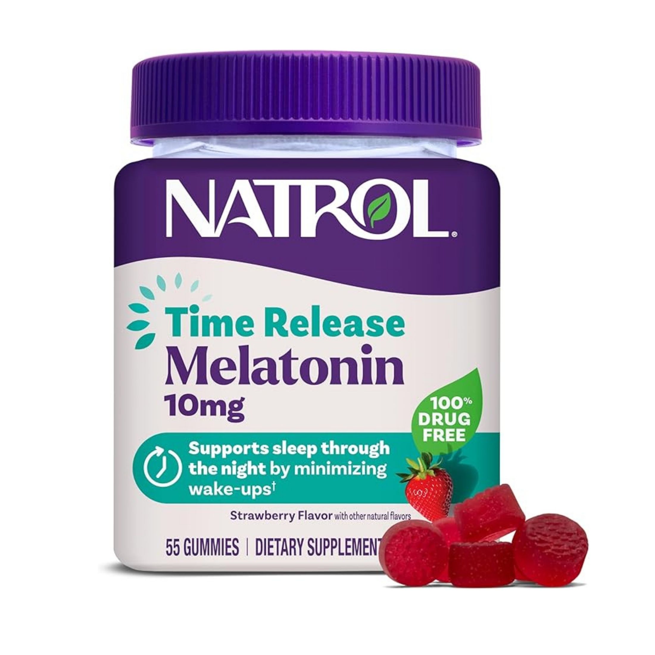 Natrol Melatonin, 10 Mg, Gummies, Strawberry