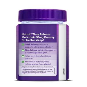 Natrol Melatonin, 10 Mg, Gummies, Strawberry
