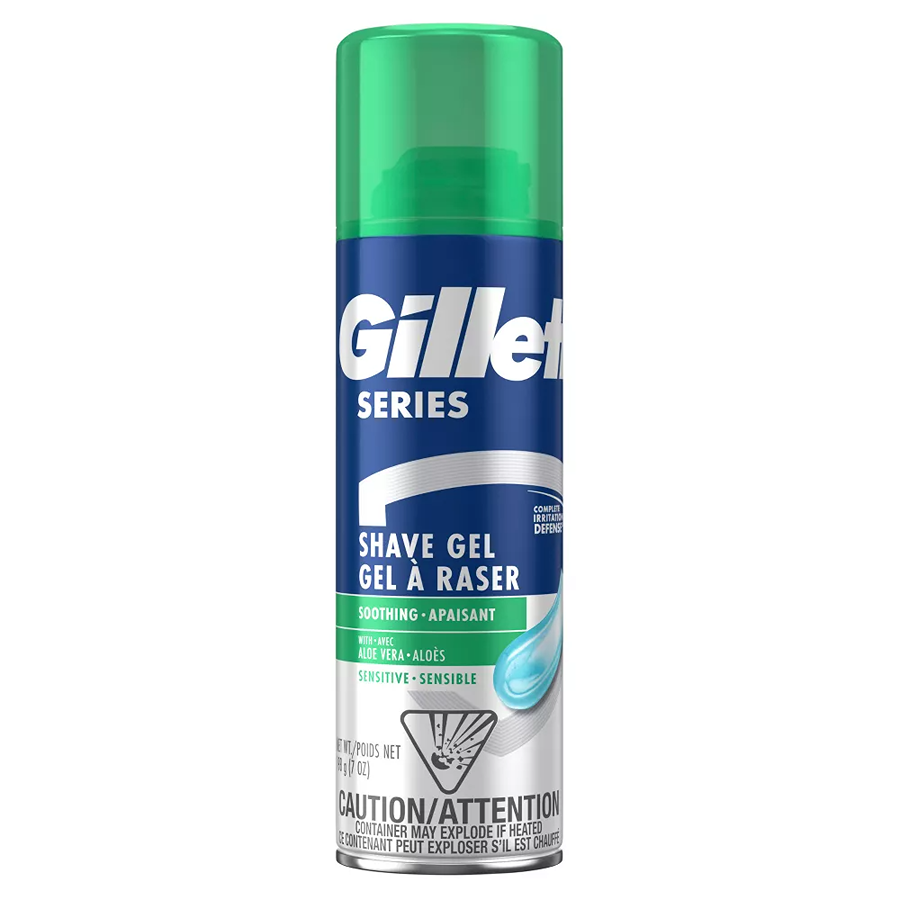 Gillette Series Sensitive Skin With Soothing Aloe Shave Gel