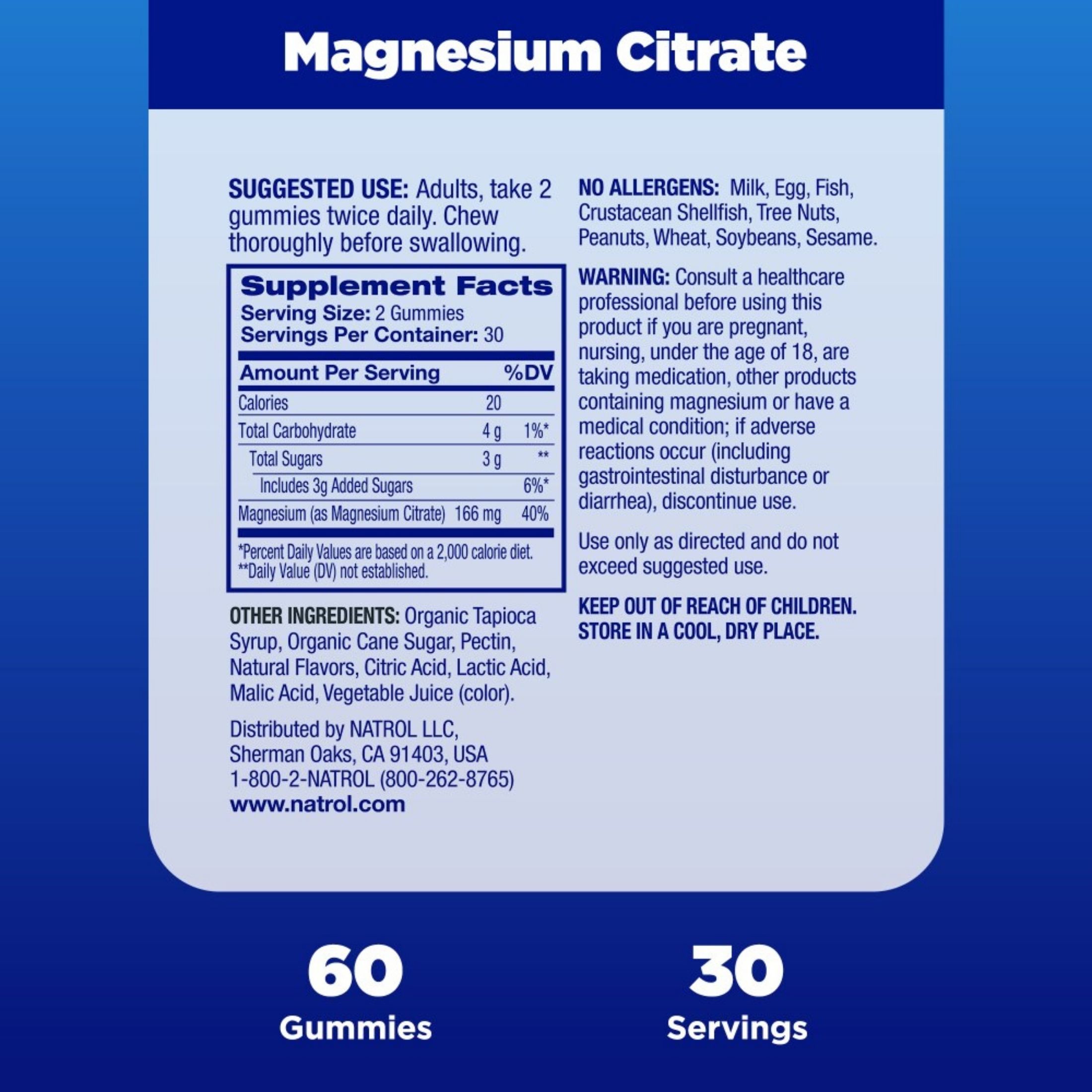 Natrol Mood + Stress Magnesium Citrate
