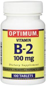 Optimum Vitamin B-2 Tablets, 100 Mg