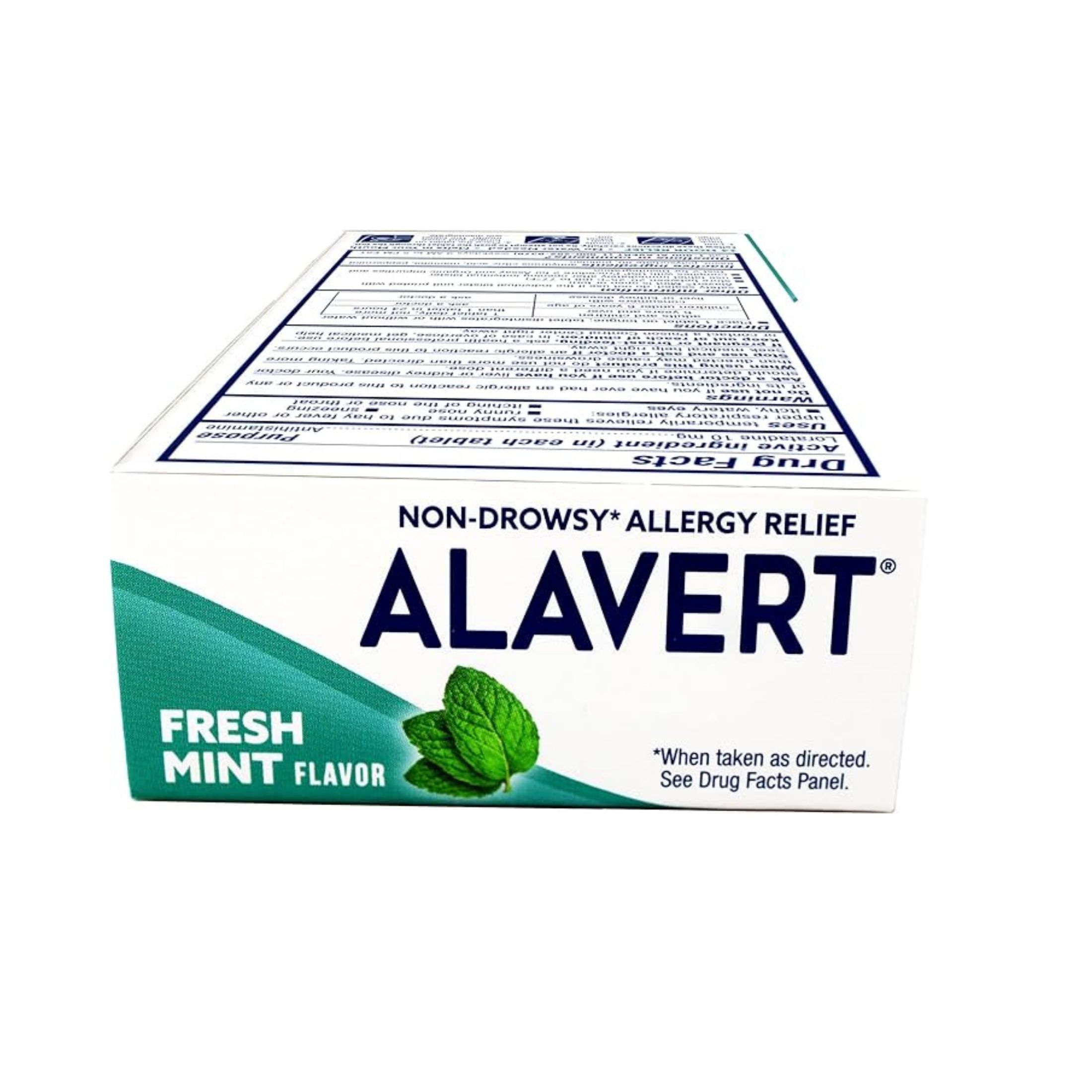 Alavert Allergies, Fresh Mint Flavor, Indoor/Outdoor, Tablets