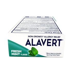 Alavert Allergies, Fresh Mint Flavor, Indoor/Outdoor, Tablets