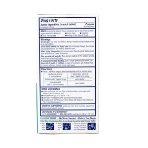 Alavert Allergies, Fresh Mint Flavor, Indoor/Outdoor, Tablets