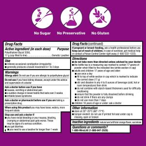 MiraLAX Orange Flavor Powder Laxative, 8.3 Oz