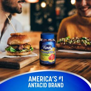 Tums Gummy Bites, Upset Stomach & Nausea Support, Ginger Berry