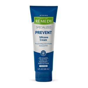 Medline Remedy Intensive Skin Therapy Hydraguard-D Silicone Barrier Cream, Nourishing And Soothing, 4 Ounce