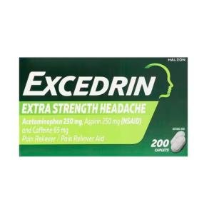 Excedrin Extra Strength Caplets For Headache Pain Relief