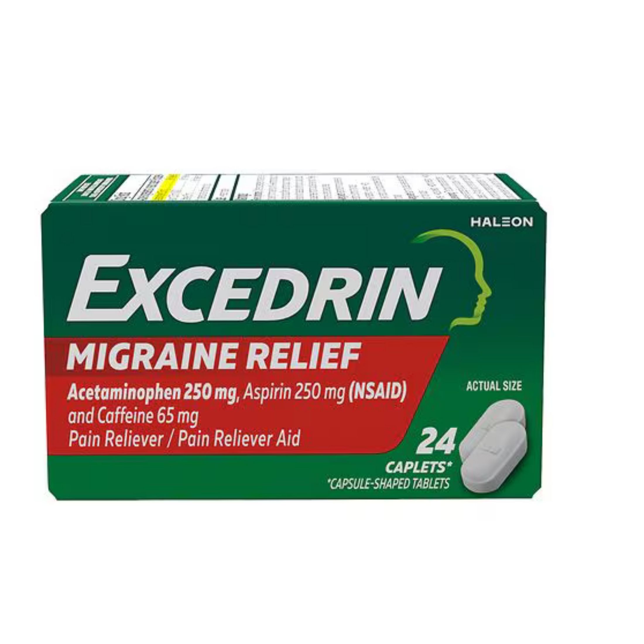 Excedrin Migraine Caplets Headache Relief