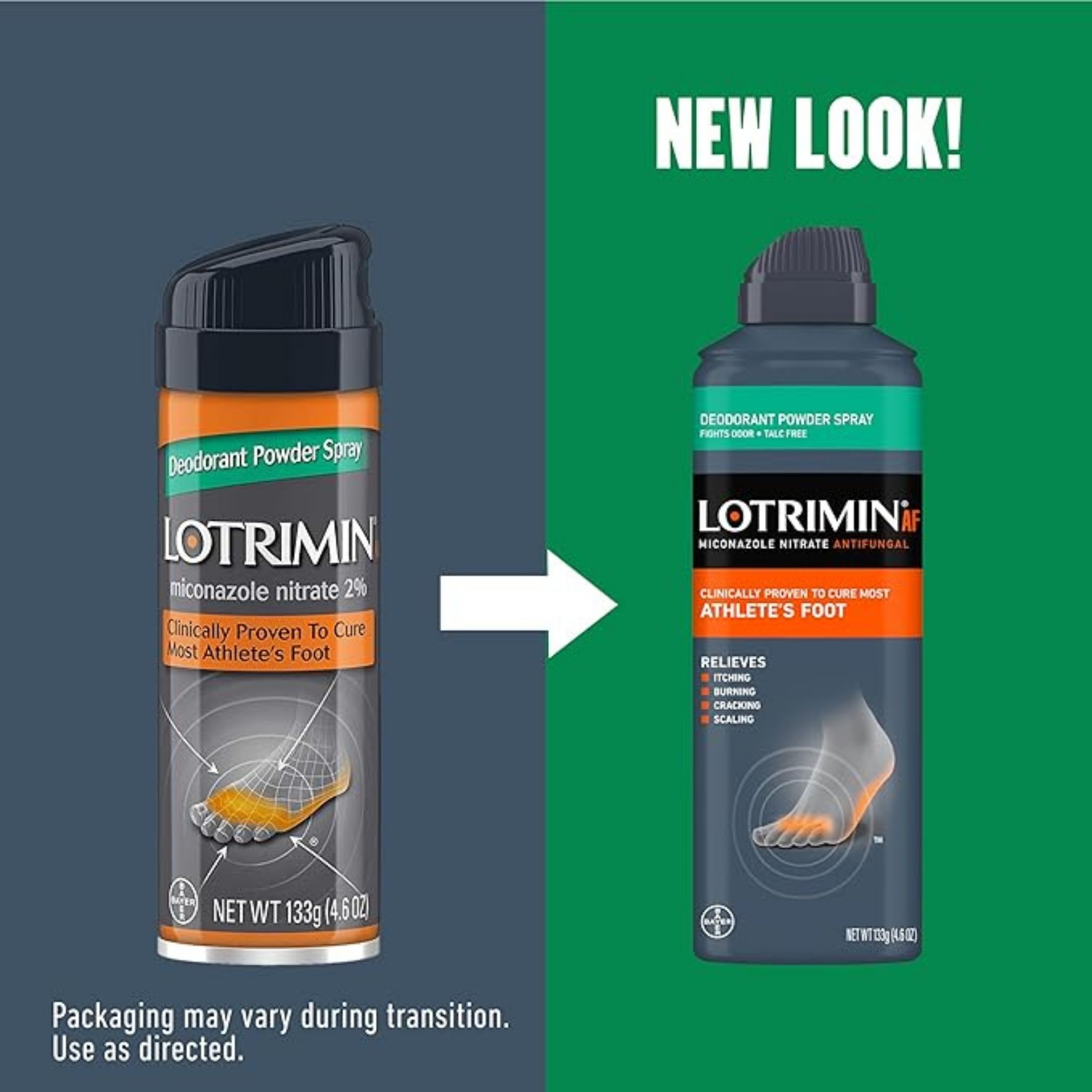 Lotrimin Powder Spray, Miconazole Nitrate Antifungal, Athlete's Foot