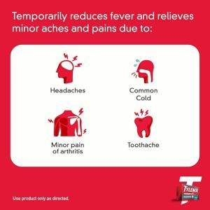 Tylenol Extra Strength Acetaminophen - Easy To Swallow Pain Reliever Caplets