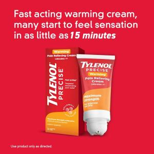Tylenol Precise Warming Pain Relief Lidocaine Cream