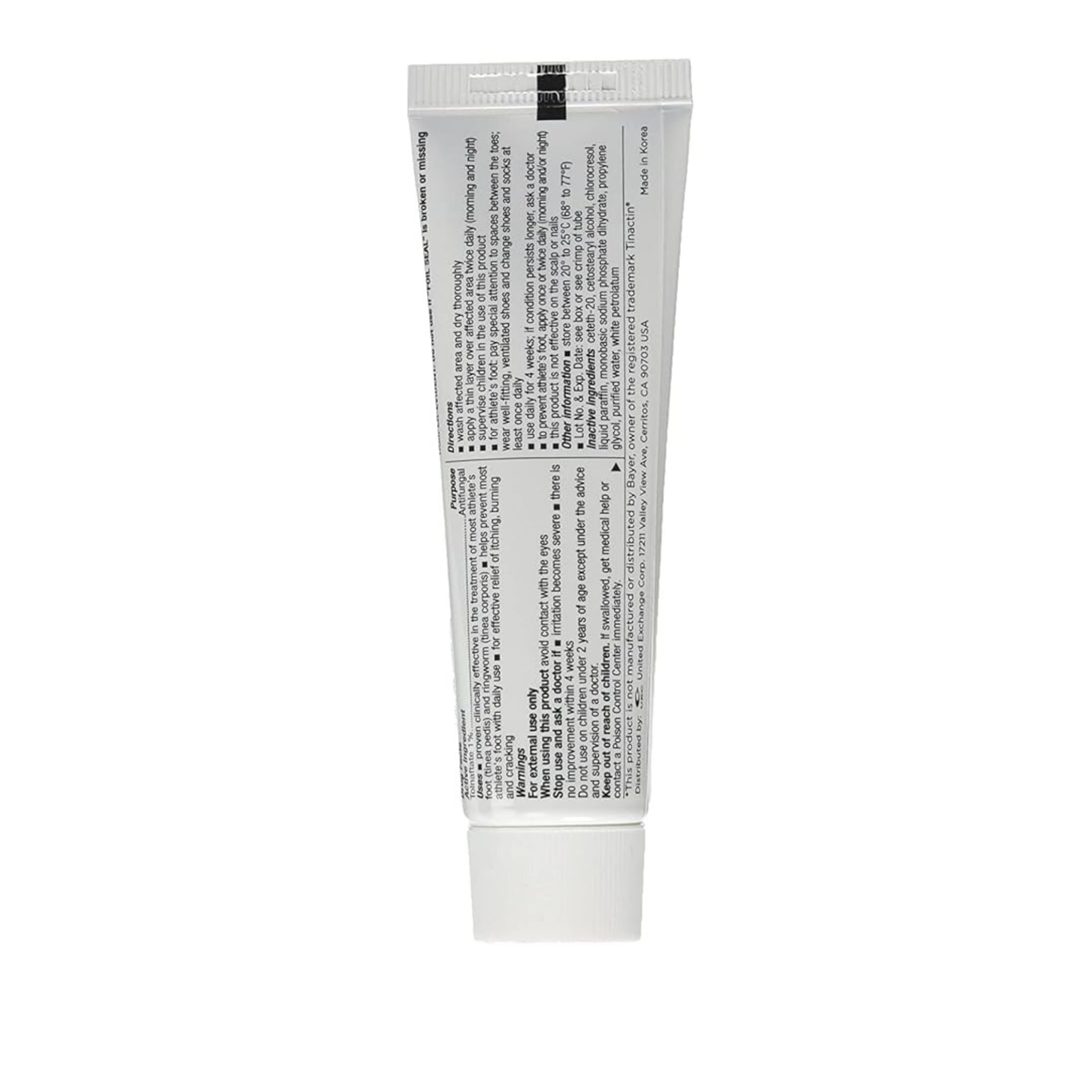 Family Care 3 PACK] Tolnaftate Antifungal Cream 1% Compare To Tinactin- 1 Fl.oz