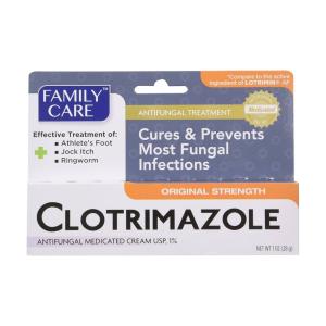 Family Care 831527005052-1 Clotrimazole Anti Fungal Cream, 1% USP