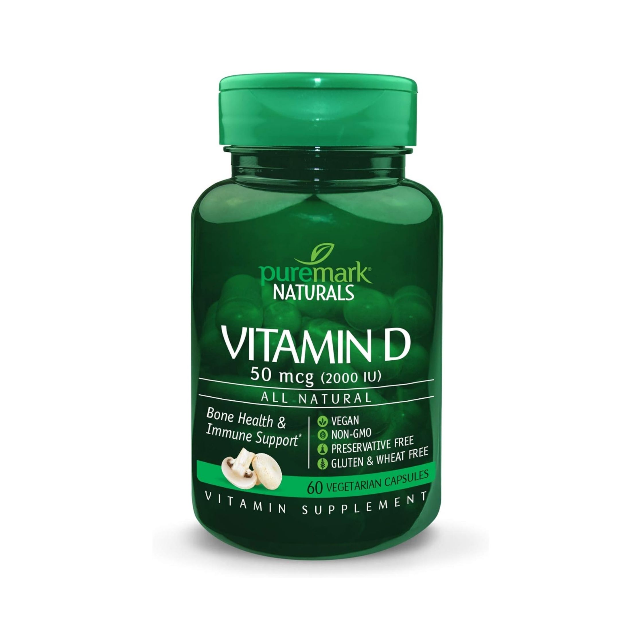 Puremark 21st Century Naturals Vitamin D 2000 Iu Vegetarian Capsules