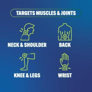 Blue Stop Max 2x Massage Gel For Body Aches Aloe Vera Emu Oil & Menthol 3.4oz