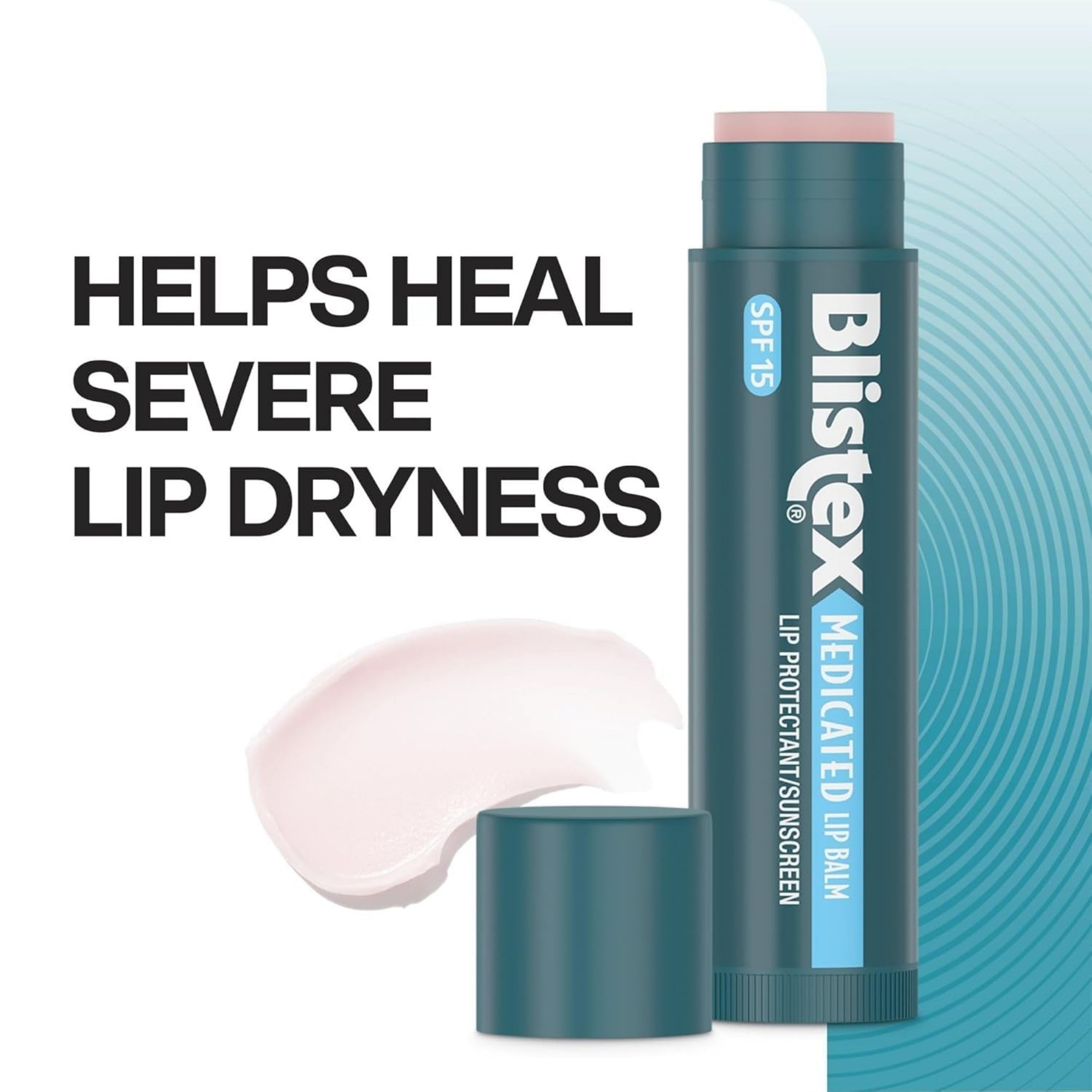 Blistex Medicated Lip Balm Stick, Original, SPF 15, 0.15 Oz