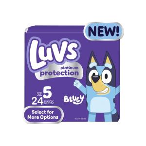 Luvs Platinum Protection Baby Diapers, Size 5, 24 Count