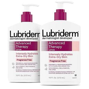 Lubriderm Advanced Therapy Moisturizing Body Lotion For Extra Dry Skin With Pro Vitamin B5 - Fragrance Free - 16 Fl Oz