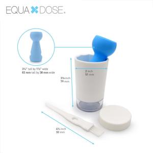 Equadose Pug Pill Crusher And Grinder Produces Fine Pill Powder Travel Container