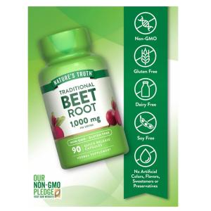 Nature's Truth Beet Root, 500 Mg, 90 Quick Release Capsules