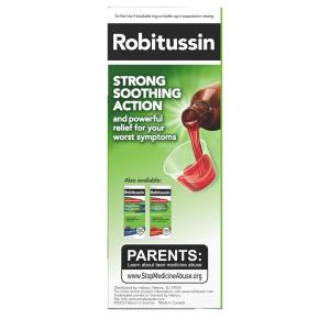 Robitussin Syrup Cough Cold + Flu, Maximum Strength, Adult, Multi Symptom, Severe 8 Fl Oz
