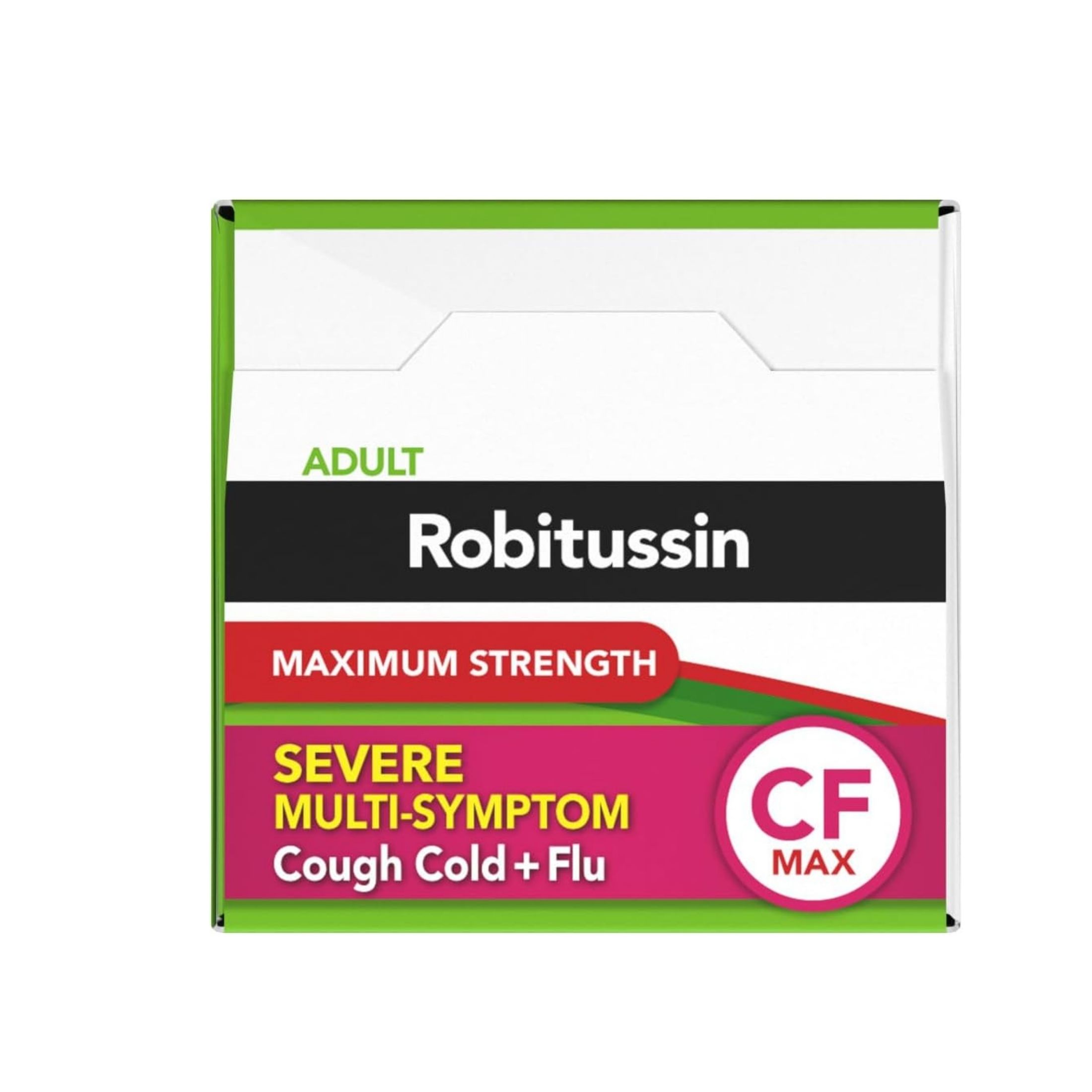 Robitussin Syrup Cough Cold + Flu, Maximum Strength, Adult, Multi Symptom, Severe 8 Fl Oz