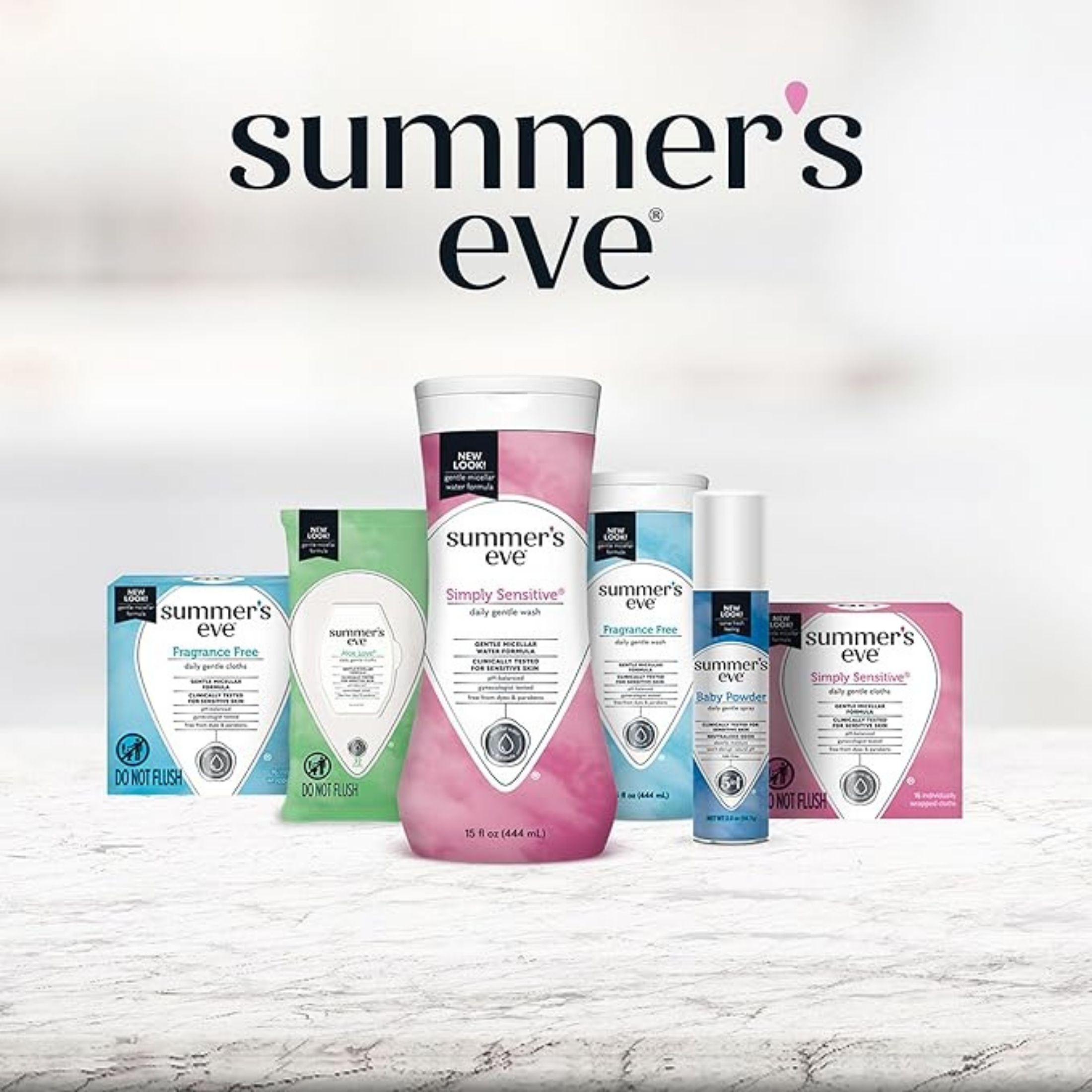 Summer's Eve Simply Sensitive Daily Feminine Wipes, Removes Odor, P H Balanced