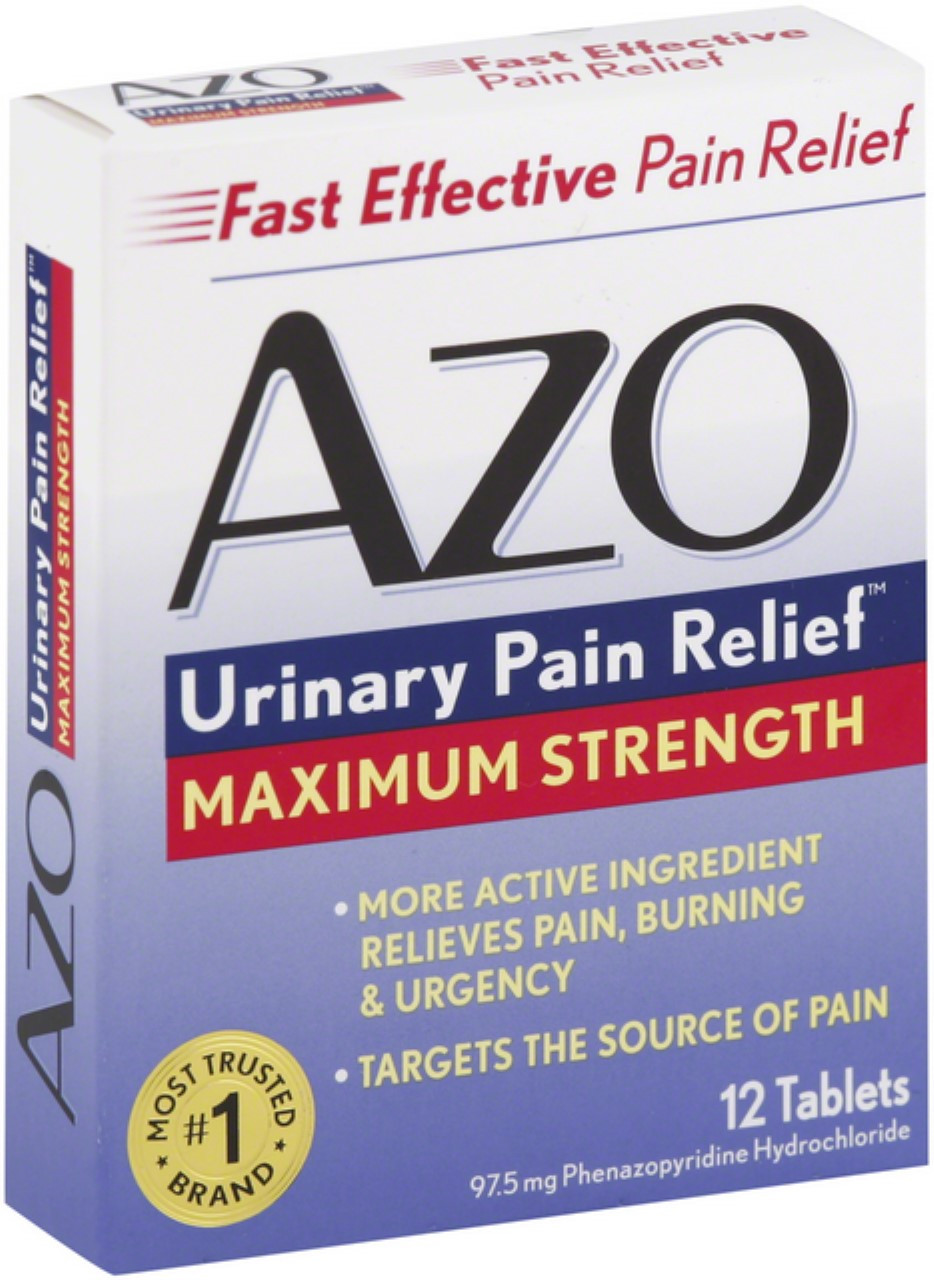 AZO Standard Maximum Strength Urinary Pain Relief Tablets