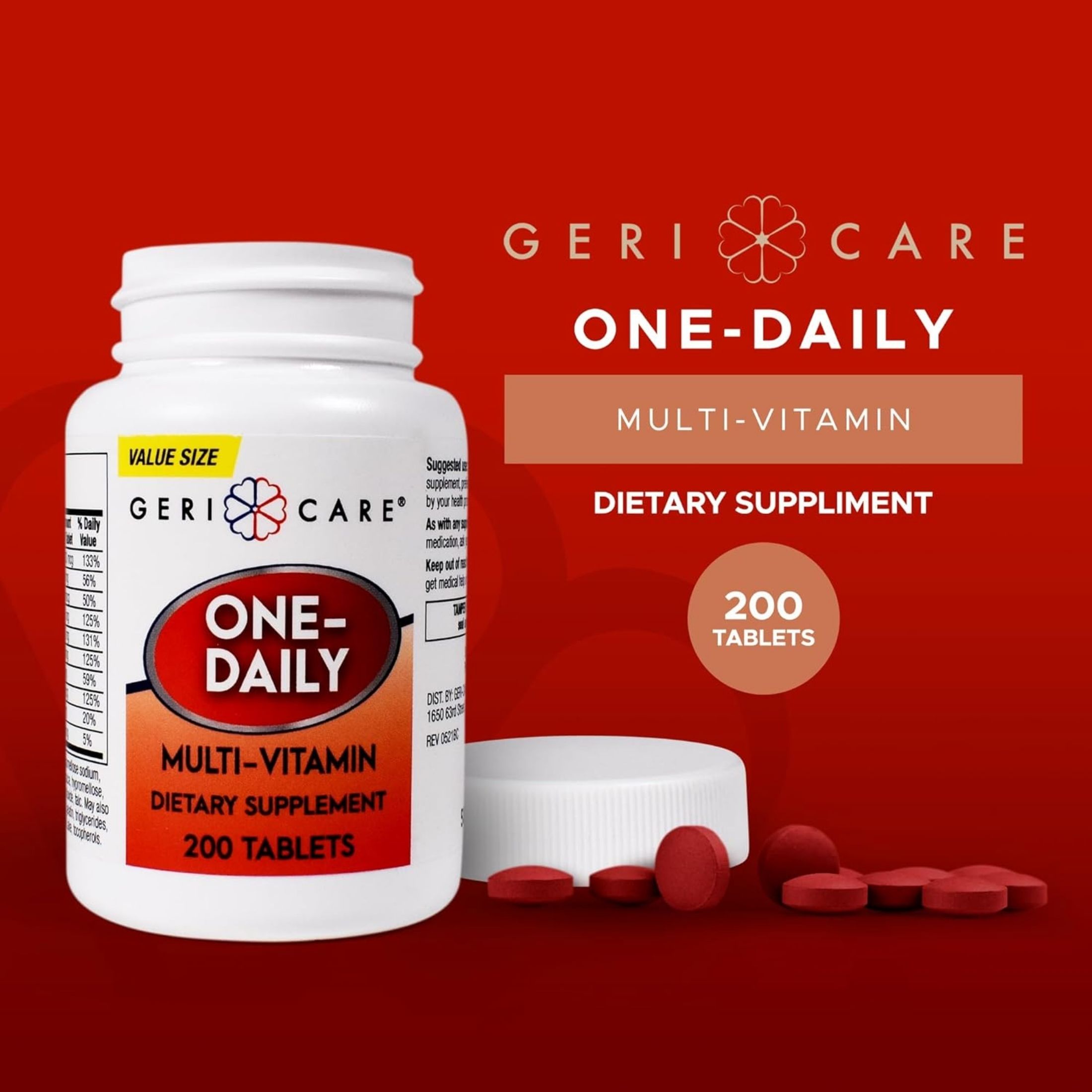 Geri-Care One-Daily Multi-Vitamin With Minerals